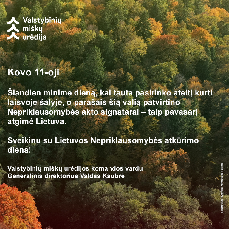 Kovo 11-oji – Lietuvos Nepriklausomybės atkūrimo diena