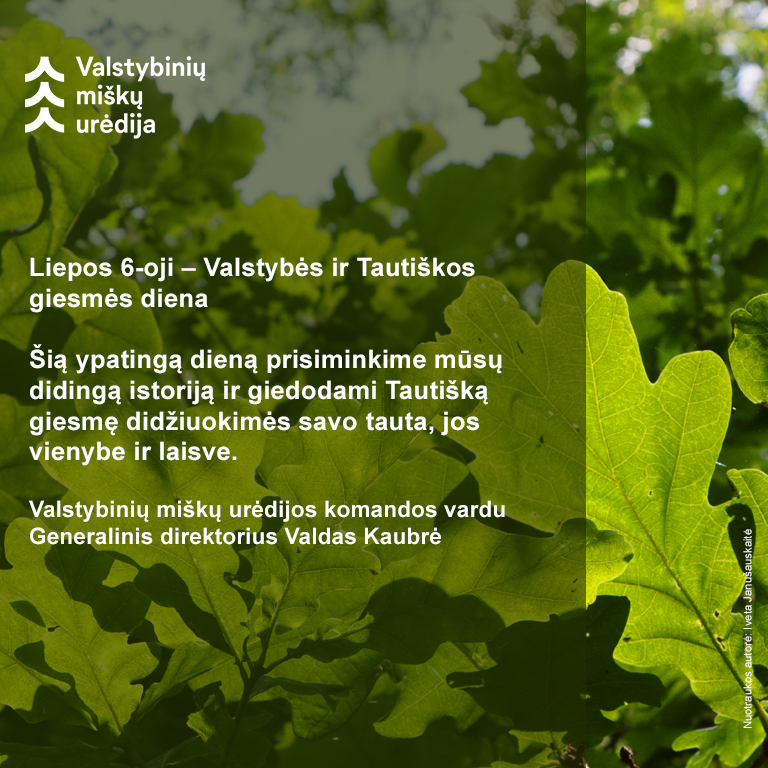 Liepos 6-oji – Valstybės ir Tautiškos giesmės diena