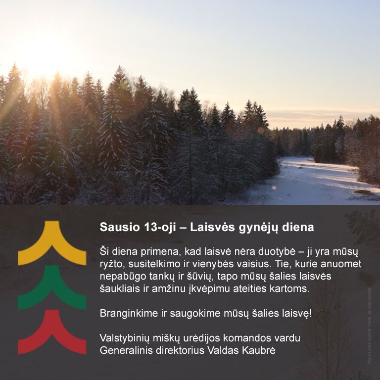 Sausio 13-oji – Laisvės gynėjų diena