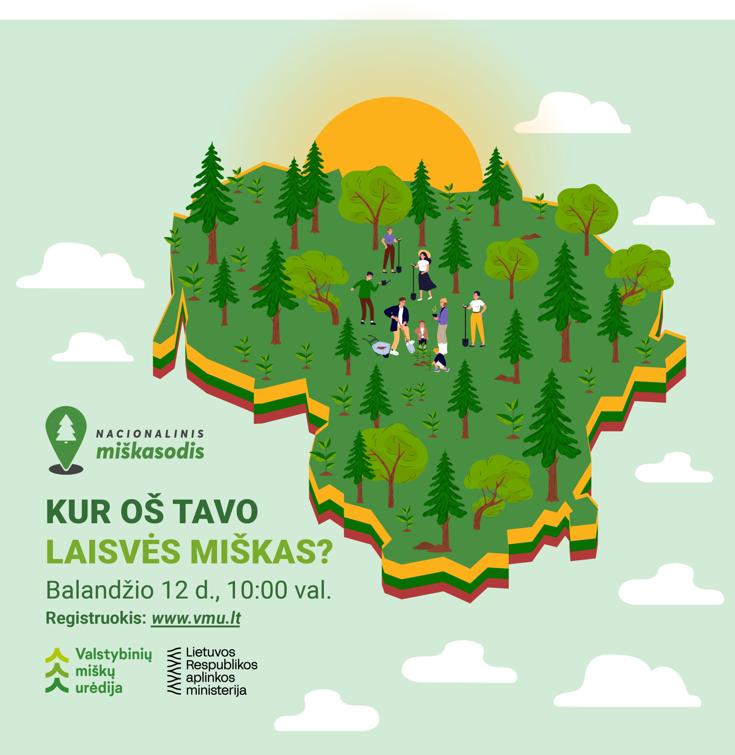 Nacionalinis miškasodis! Švęskime atkurtos laisvės 35-metį sodindami miškus ateities kartoms 