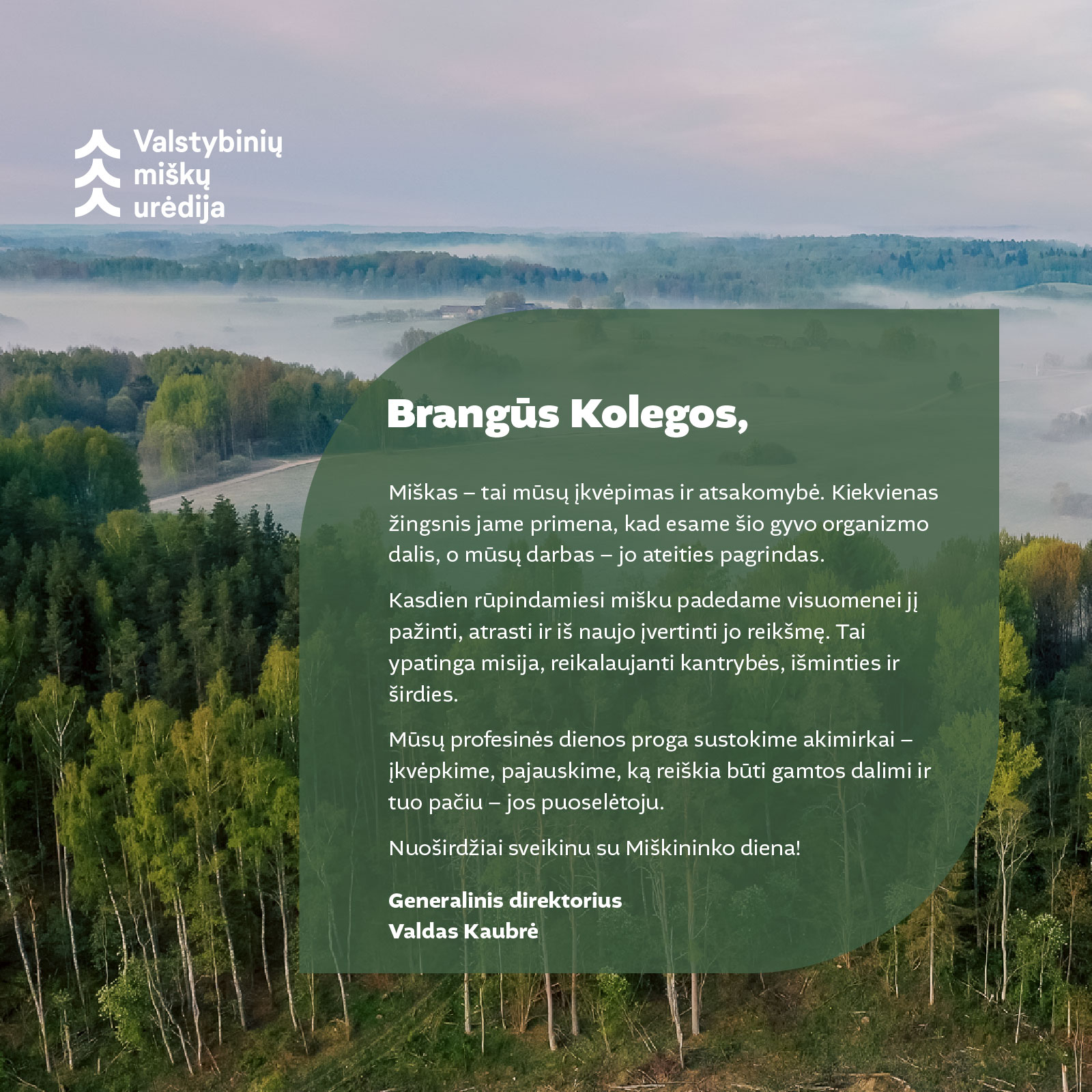 Su Miškininko diena!