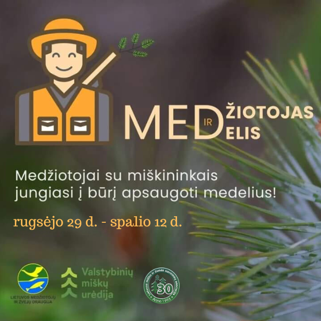 Miškininkai ir partneriai ruošiasi talkai „Medžiotojas ir medelis“