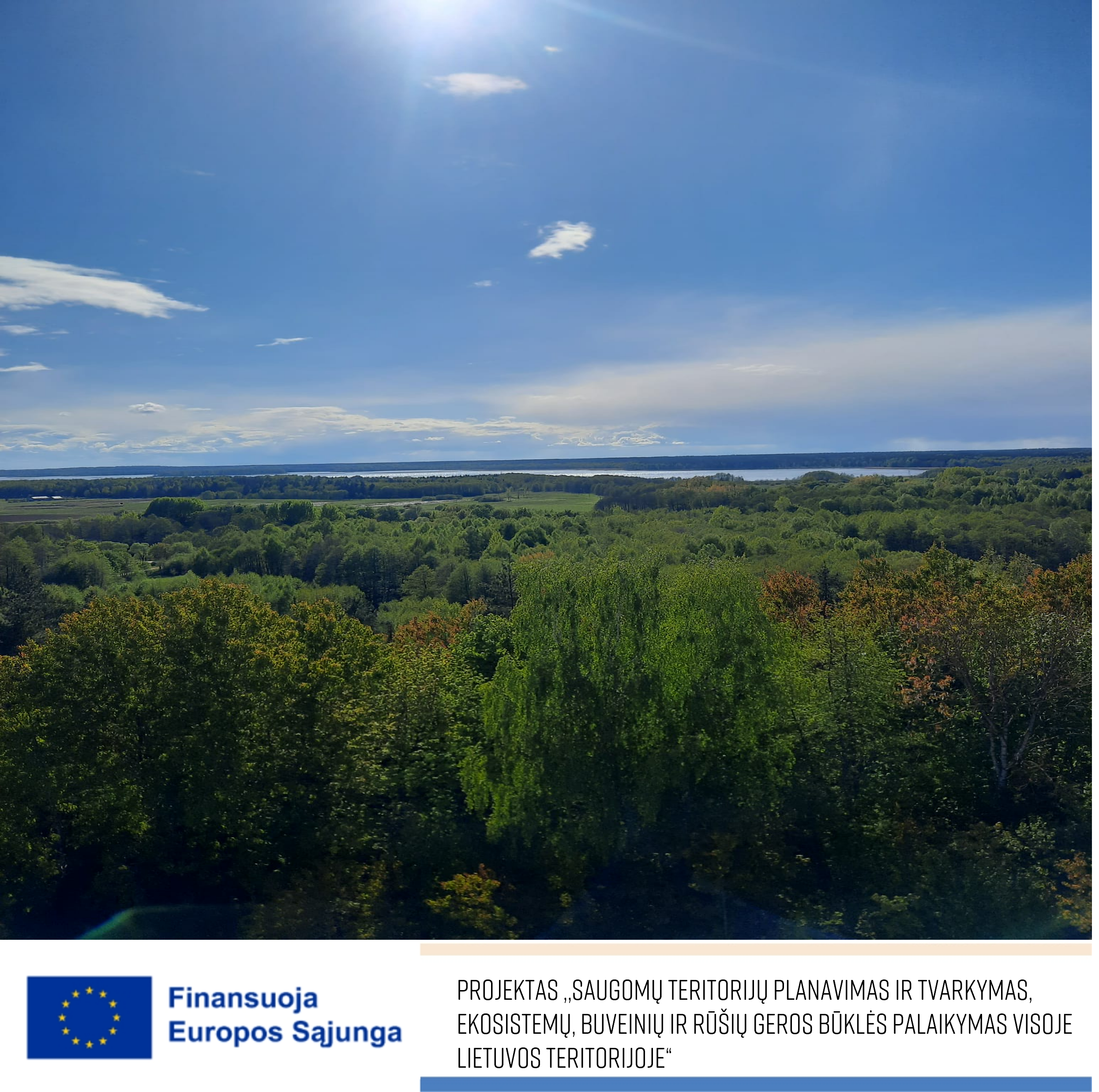 Projektas „Saugomų teritorijų planavimas ir tvarkymas, ekosistemų, buveinių ir rūšių geros būklės palaikymas visoje Lietuvoje“