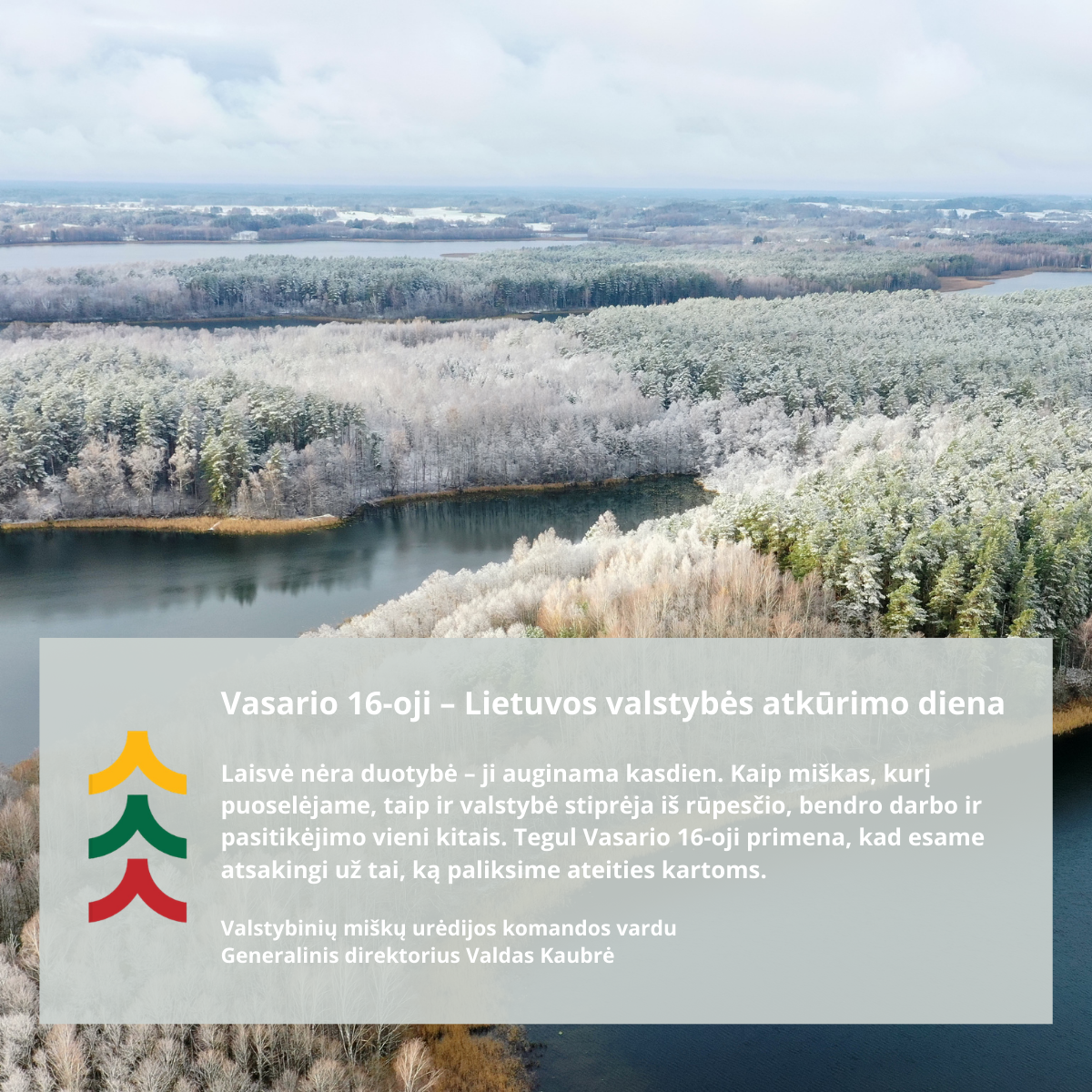 Vasario 16-oji – Lietuvos valstybės atkūrimo diena!